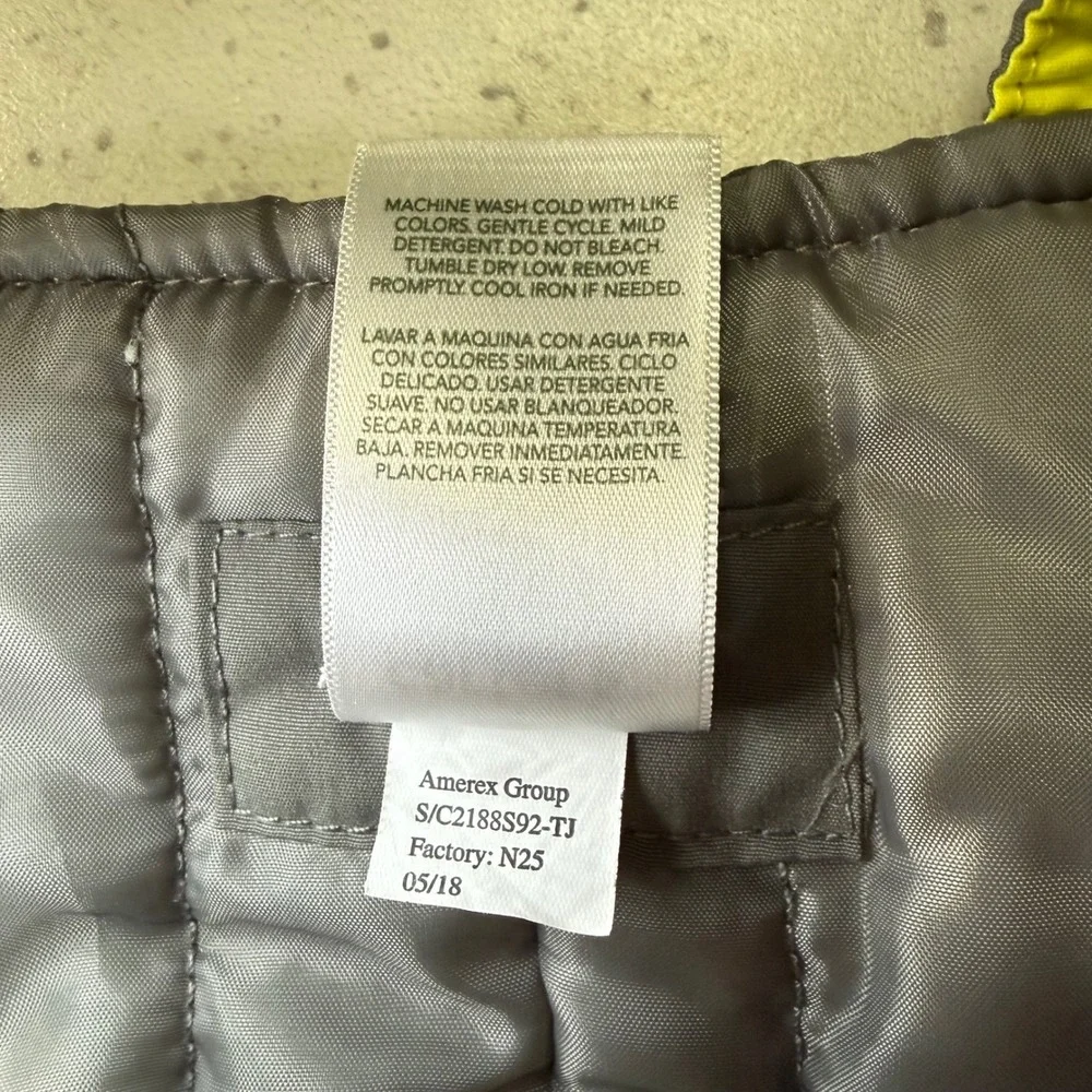 Carters Toddler Snow Bibs Overalls Gray Size 3t Winter Ski Snowsuit Pants‎